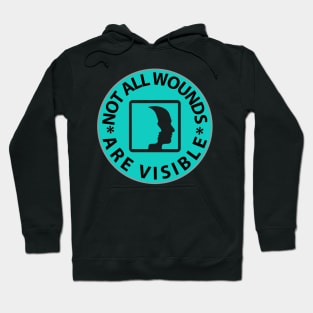 Not All Wounds Are Visible, Mental Health Hoodie